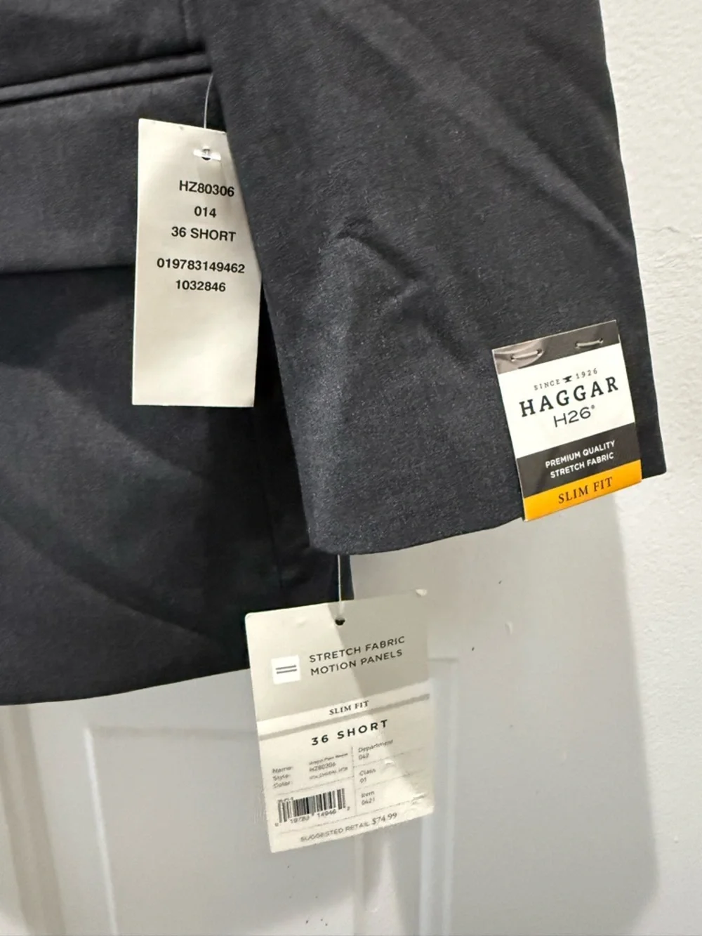 Haggar Men's Black Single-Breasted Sport Coat - Picture 2 of 7